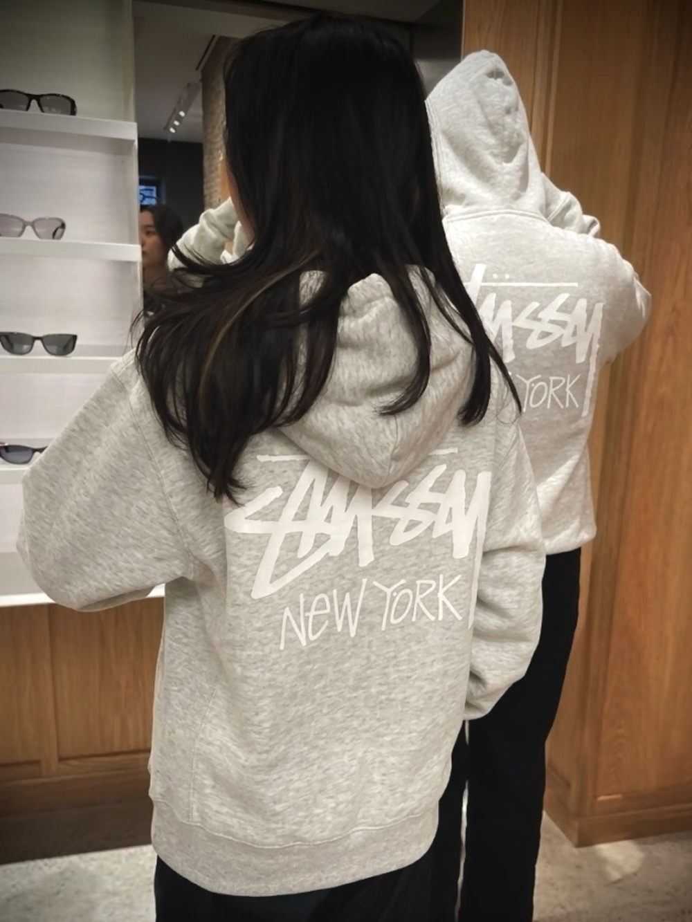 Stussy Stock New York Exclusive Zip Up Hooded Sweatshirt